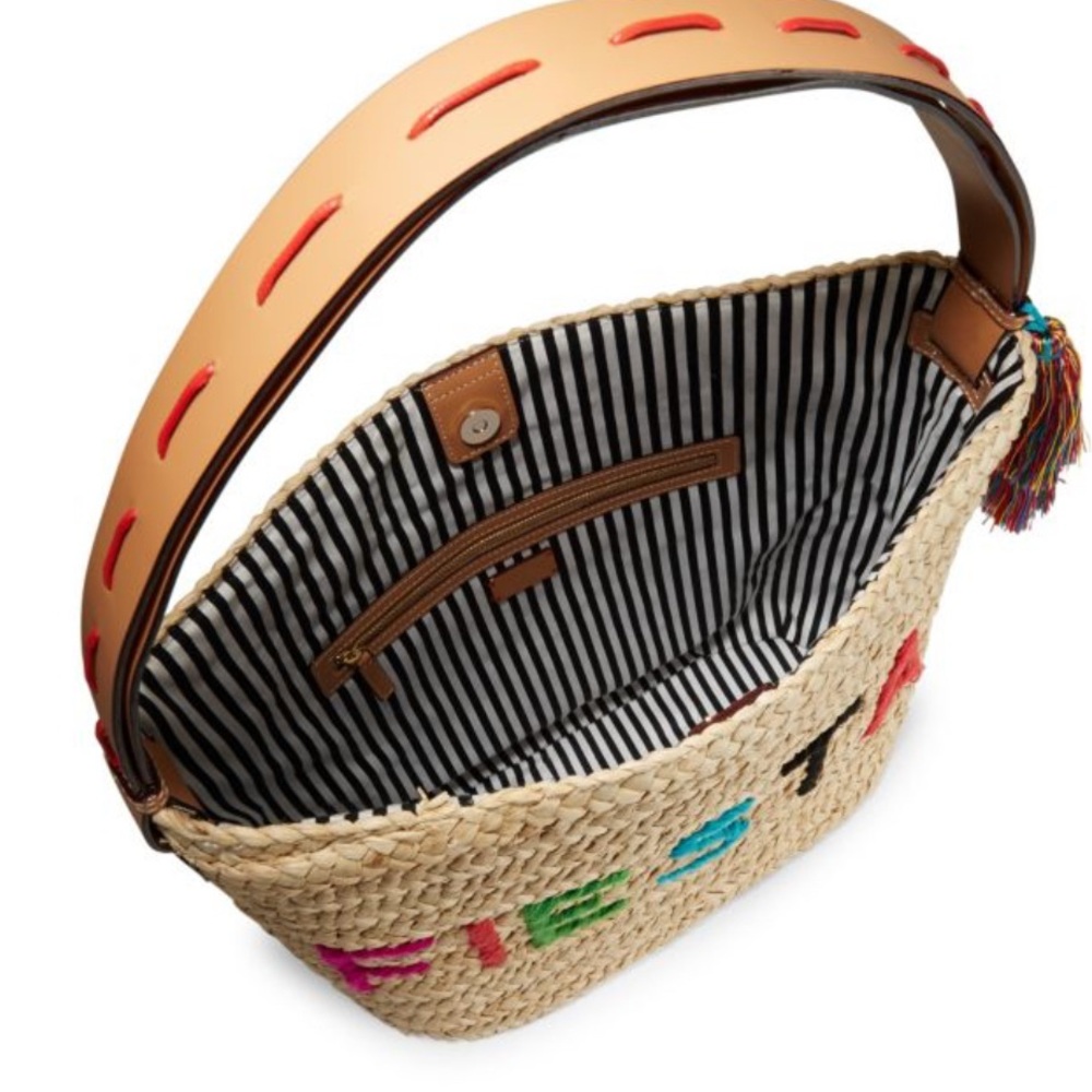 Frances Valentine Fiesta/Siesta Straw Bag - Picture 3 of 3